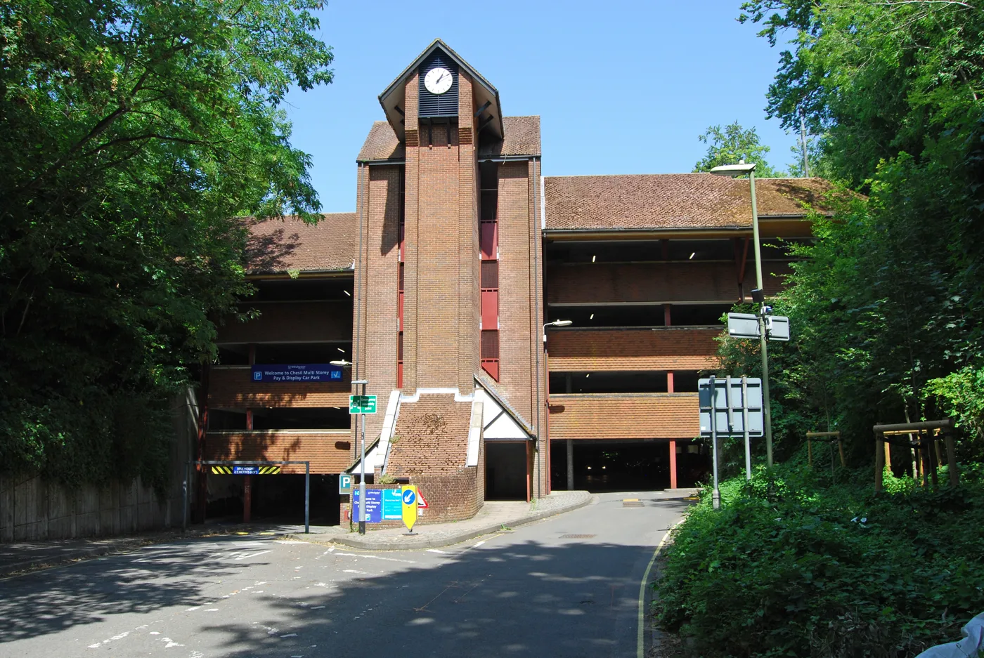 Chesil Street multi storey, one of the five Park and Walk car parks where the first hour costs nothing and charging stops at 6pm